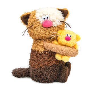 Кофейный Кот Фраппе с Бананом, 19 см, Коллекция 'Сиропчики', BudiBasa 2