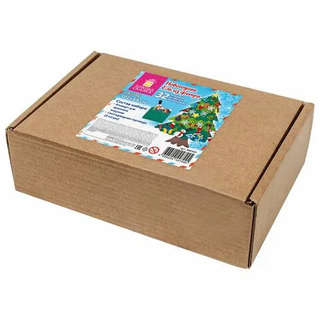 Фетровая ель с игрушками 102х68 см, 32 украшения, 3 м гирлянда 8