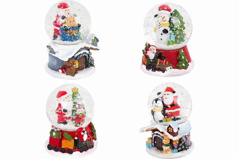 Снежный шар 'Друзья Деда Мороза' d 45мм, полистоун/стекло, в ассортименте. Цена за 1 шт