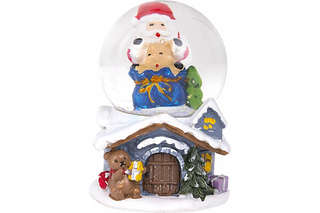 Снежный шар 'Друзья Деда Мороза' d 45мм, полистоун/стекло, в ассортименте. Цена за 1 шт 3