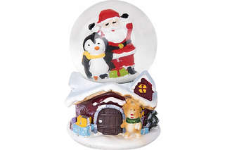 Снежный шар 'Друзья Деда Мороза' d 45мм, полистоун/стекло, в ассортименте. Цена за 1 шт 5