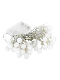 Электрогирлянда-нить 'Шарики', 6 м, 40 LED, теплый белый свет 7