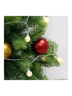 Электрогирлянда-нить 'Шарики', 6 м, 40 LED, теплый белый свет 8