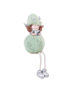 Украшение елочное 'Девочка' 19 см, полиэстер, в ассортименте. Цена за 1 шт 5