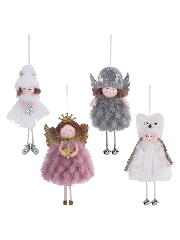 Украшение елочное 'Ангелочек' 18 см, полиэстер, в ассортименте. Цена за 1 шт