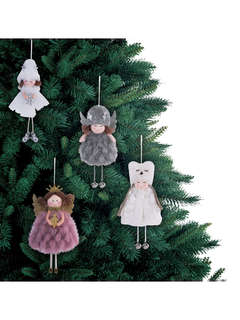 Украшение елочное 'Ангелочек' 18 см, полиэстер, в ассортименте. Цена за 1 шт 8