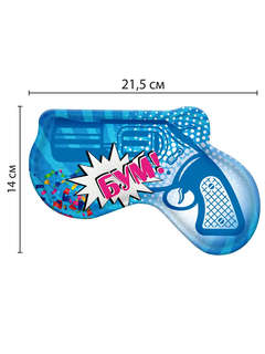 Хлопушка самонадувная 'Пистолет', комплект из 10 штук, с конфетти 5
