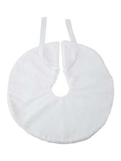 Новогодний коврик под елку, белый, 60 см, полиэстер, подвес 2