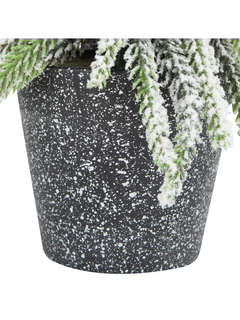 Ель новогодняя искусственная 25 см 'Елка-гном' заснеженная 6