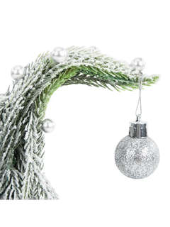 Ель новогодняя искусственная 25 см 'Елка-гном' заснеженная 7