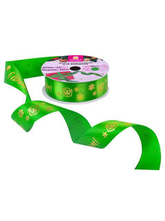 Лента упаковочная 'С Новым Годом' 25мм x 5м, для подарков и д...