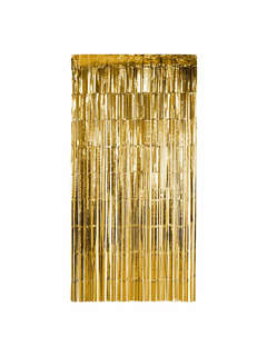 Дождик-занавес для праздника, длина 2 м, ширина 1 м, золотистый
