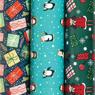 Набор упаковочной бумаги 'Green Collection', 70х100 см, 3 диз...