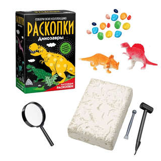Большой набор для проведения раскопок 'По следам динозавров' 2