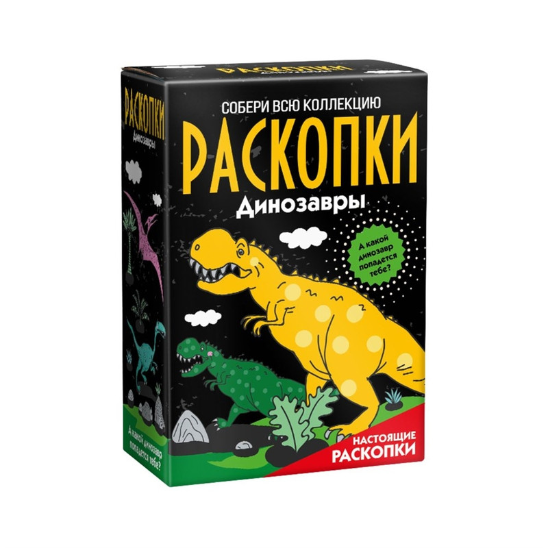 Большой набор для проведения раскопок 'По следам динозавров'