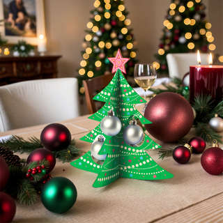 Набор для творчества 'Новогодняя ёлочка', Раскрась и подари 5