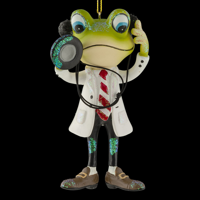 Украшение Лягушка-доктор, 10 см, ErichKrause Decor