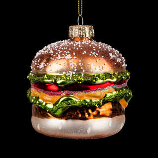 Украшение Бургер, 9.5 см, стекло, ErichKrause Decor