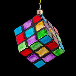 Украшение Кубик Рубика, 5.5 см, стекло, ErichKrause Decor