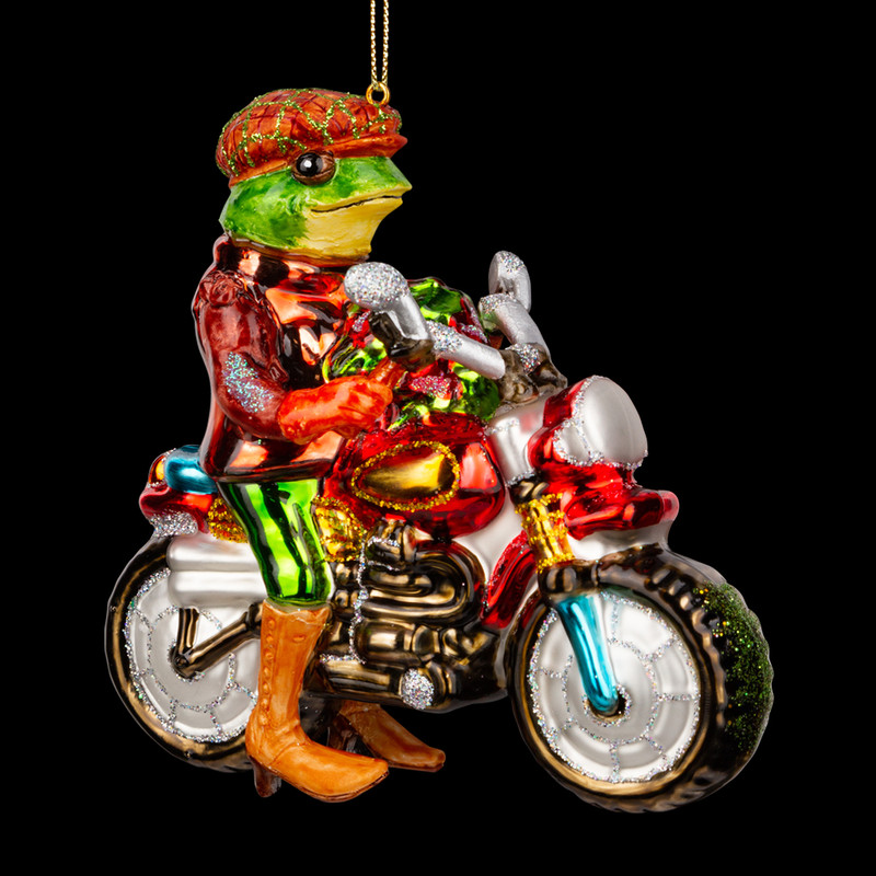 Украшение Crazy Frog, 13 см, стекло, ErichKrause Decor
