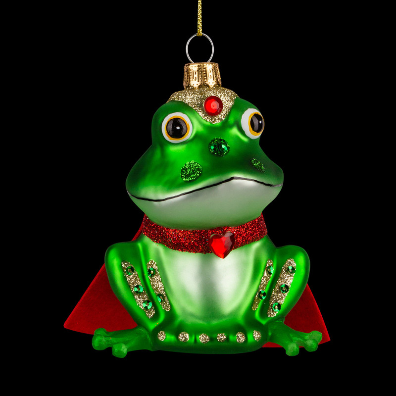 Украшение Царевич Лягушонок, 9 см, стекло, ErichKrause Decor