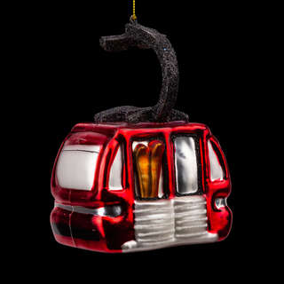 Украшение Горнолыжный подъемник, 11 см, стекло, ErichKrause D...