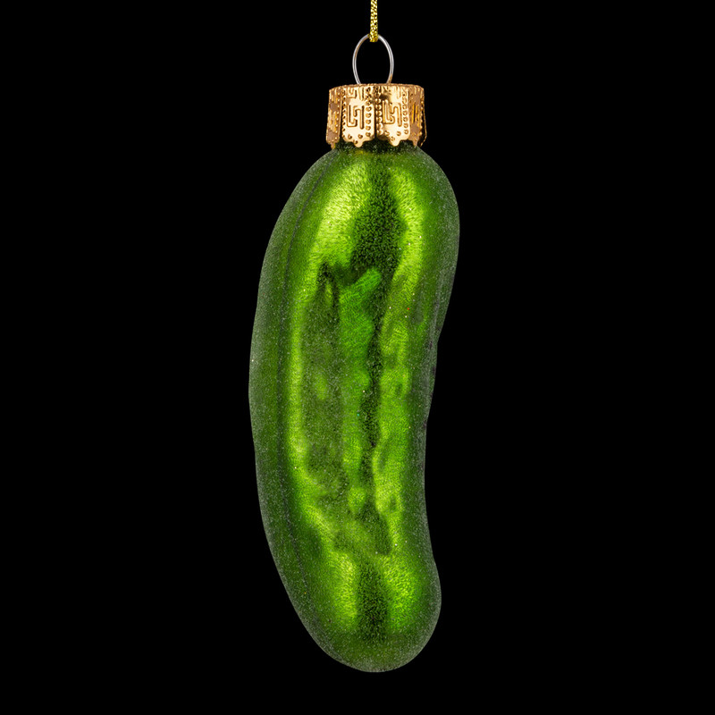 Украшение Огурец, 9.5 см, стекло, ErichKrause Decor