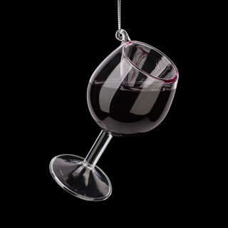 Украшение Бокал вина, 10 см, стекло, ErichKrause Decor