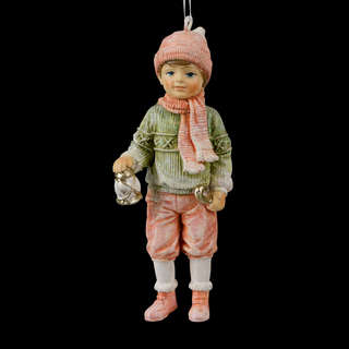 Украшение 'Мальчик с фонарем' 10.5 см, ErichKrause Decor