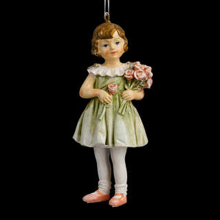 Украшение 'Малышка с цветами' 11 см, ErichKrause Decor
