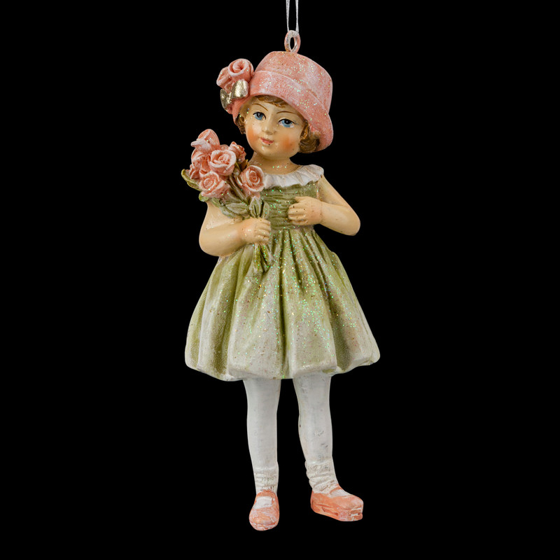 Украшение 'Девочка с цветами' 11 см, ErichKrause Decor