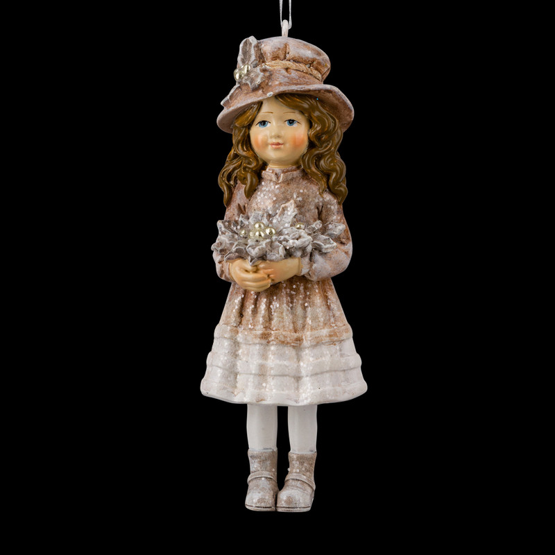 Украшение Девочка в шляпке, 11 см, ErichKrause Decor