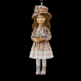 Украшение Девочка в шляпке, 11 см, ErichKrause Decor
