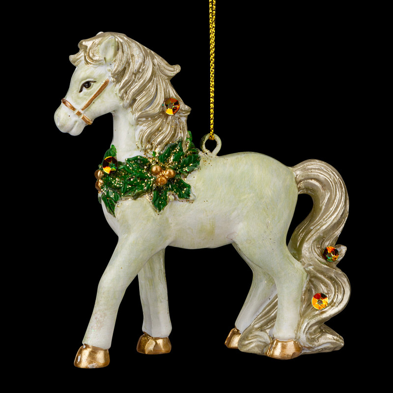 Украшение Лошадка сияющие копытца, 8 см, ErichKrause Decor