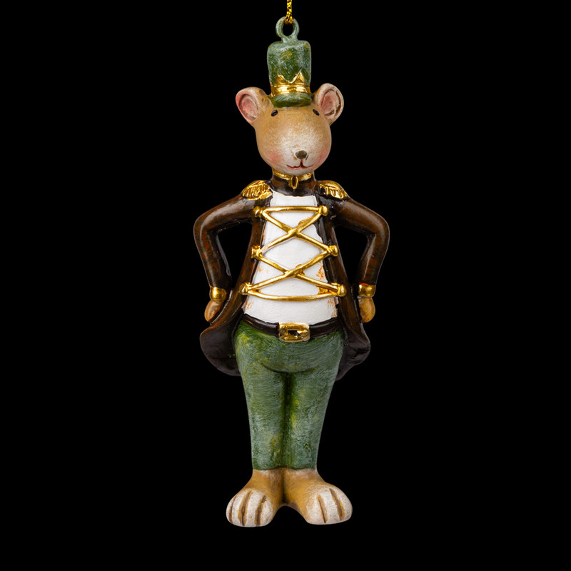 Украшение Мышь гусар, 9 см, ErichKrause Decor
