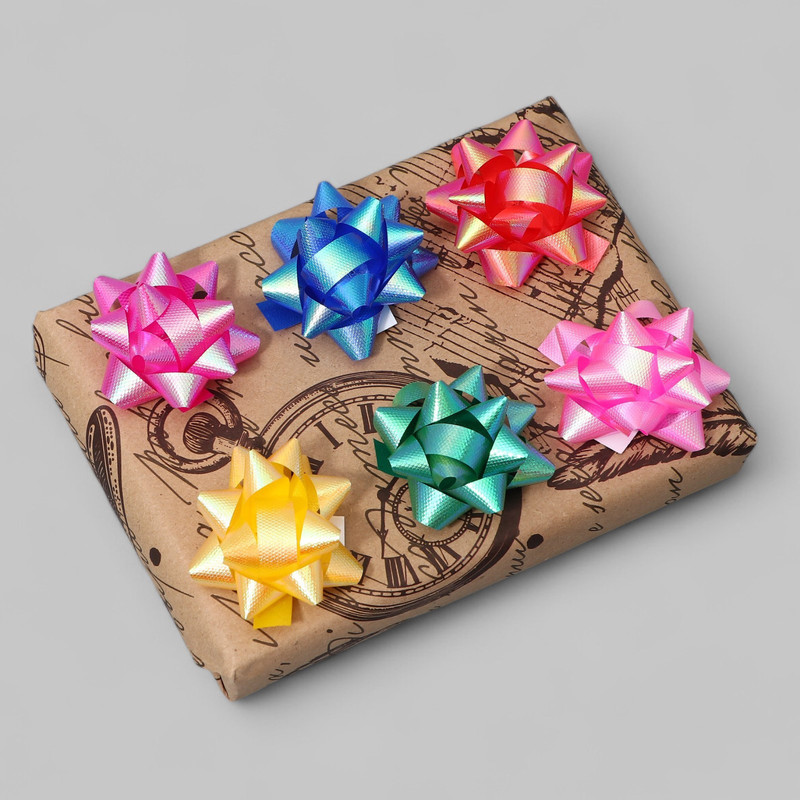 Бант-звезда №5, ассорти. Цена за 1 шт.