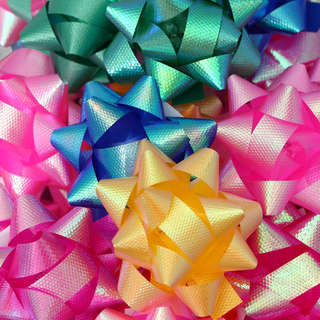 Бант-звезда №5, ассорти. Цена за 1 шт. 2