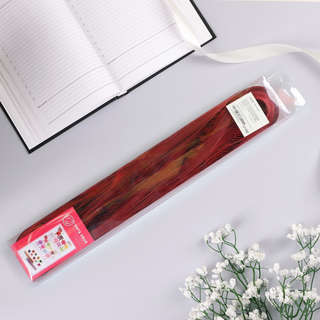 Бант-шар №3 металлик, красный 4