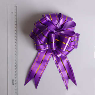 Бант-шар №3 «Золотое сечение», фиолетовый 2