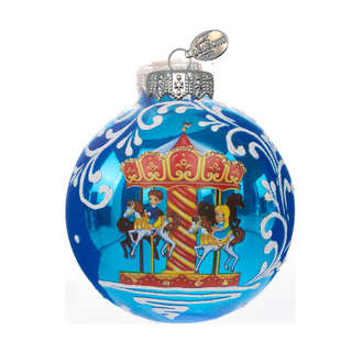 Шар 'Весёлая карусель' 8 см, стекло, в подарочной упаковке, Коломеев 2