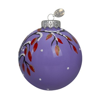 Шар 'Воробей зимний' 8 см, стекло, в подарочной упаковке, Коломеев 2