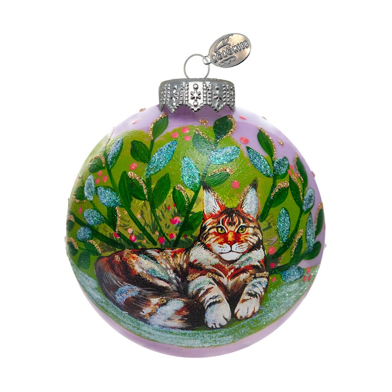 Шар 'Мейн кун' 8 см, стекло, в подарочной упаковке, Коломеев