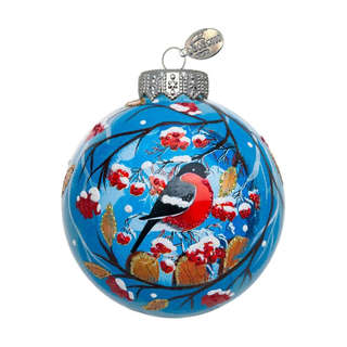 Шар 'Зимнее чудо 3' 8 см, стекло, в подарочной упаковке, Коло...