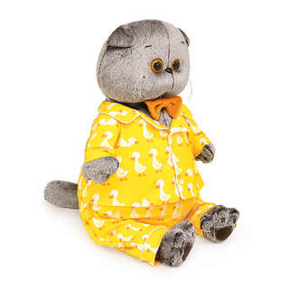 Кот Басик в пижаме с принтом 'Гусик', 47 см, BudiBasa 2