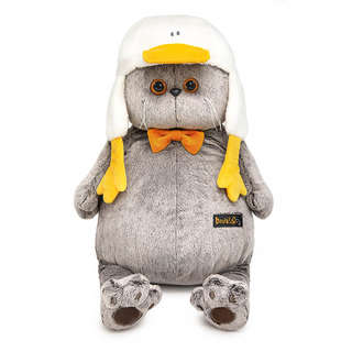 Кот Басик в шапке 'Гусик', 47 см, BudiBasa