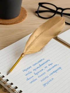 Ручка шариковая 'Волшебное перо', цвет чернил синий, в ассорт...