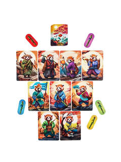 Красные панды: Детская настольная карточная игра KONIK GAMES 4