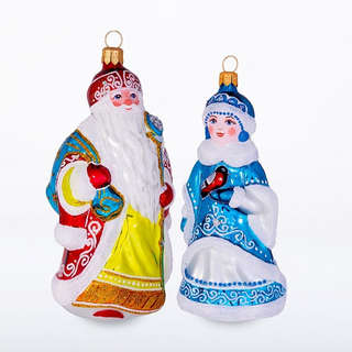 Набор 'Новогоднее волшебство', стекло, артикул С 2368