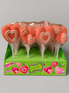 Воздушный зефир на палочке «Заплющь зефирку! Сердечки» в ассо...