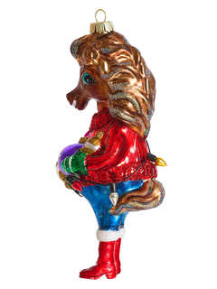 Елочное украшение 'Лошадка с гирляндой' символ года 2026 Holiday Classics 3